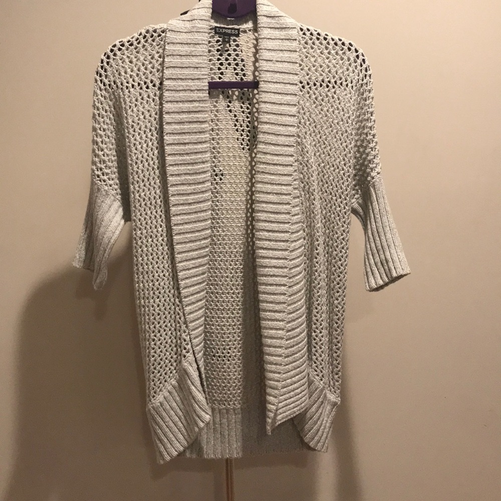 Light Gray Express Cardigan